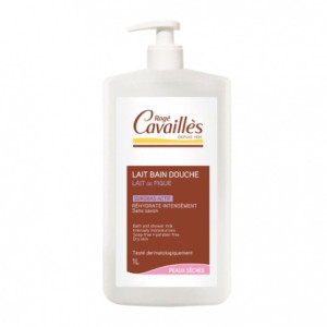 Rogé Cavaillès Lait Bain et Douche Hydratant Figue Peaux Sèches - 1L