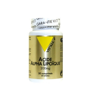 Acide Alpha Lipoïque 200 Mg - 30 comprimés