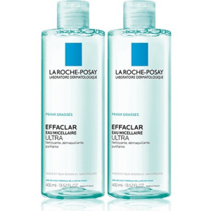 EFFACLAR - Eau Micellaire purifiante Peaux grasses et sensibles - 2x400ml