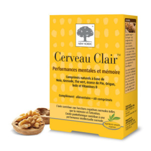 New Nordic Cerveau Clair - 60 Comprimés