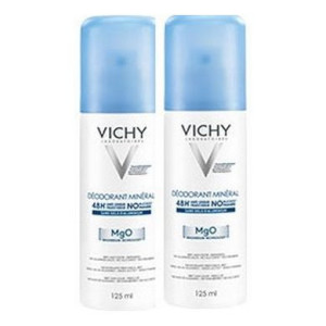 Déodorant Minéral 48H Sans Sels d'Aluminium Aérosol - 2x125ml
