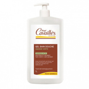 Rogé Cavaillès  Gel bain et douche Surgras Actif  Amande - 1L