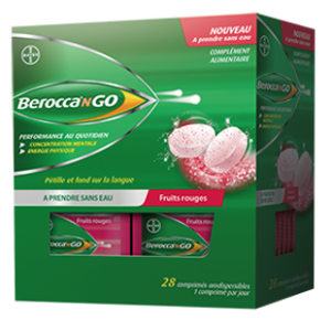 BeroccaNGO Comprimés Orodispersible Fruits Rouges - 28 comprimés