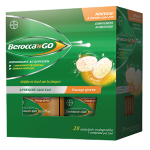 BeroccaNGO Comprimés Orodispersible Orange - 28 comprimés