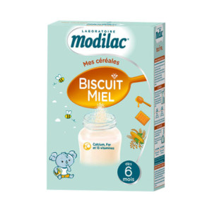 Modilac Biscuit Miel de 6 Mois à 3 Ans - 300g