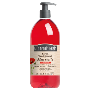 Savon Traditionnel de Marseille Coquelicot - 1L