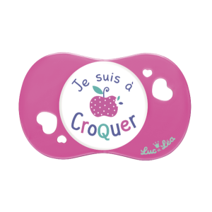 Sucette Symétrique Je Suis à Croquer +18 mois - 1 unité