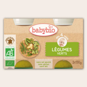Petit pot de Légumes Verts, 2x130gr