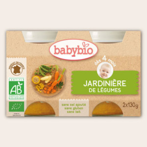 Petit pot de Jardinière de Légumes, 2x130gr