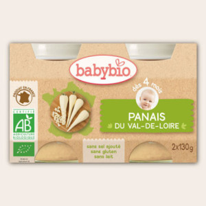Petit pot de Légumes Panais, 2x130gr